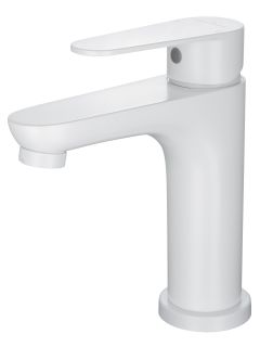 Смеситель для раковины Wonzon & Woghand Alfa WW-A40202-MW белый матовый